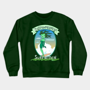 Surfwitch_2_Kustomonsters Crewneck Sweatshirt